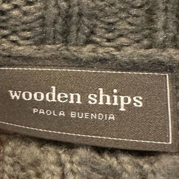 Wooden Ships large sweater gray pink skull - Picture 3 of 3